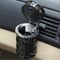 Con LED Light Creative Portable Car Ashtray